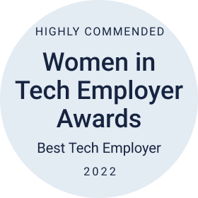 Women in Tech Employer Awards Highly Commended
